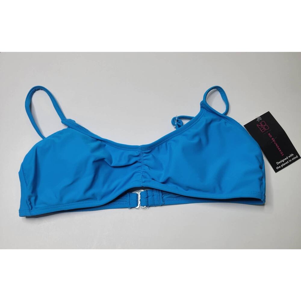 NWT No Boundaries Blue Large Swimsuit Top